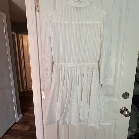 Zadig & Voltaire Ranil White Long Sleeve Dress - Picture 7 of 13